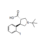 (3S,4R)-1-(tert-Butyl)-4-(2-iodophenyl)pyrrolidine-3-carboxylic Acid