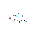 3-[(Difluoromethyl)thio]-4-methyl-4H-1,2,4-triazole