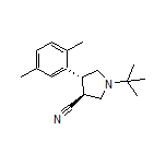 (3S,4R)-1-(tert-Butyl)-4-(2,5-dimethylphenyl)pyrrolidine-3-carbonitrile