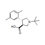 (3S,4R)-1-(tert-Butyl)-4-(2,5-dimethylphenyl)pyrrolidine-3-carboxylic Acid