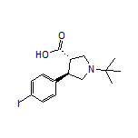 (3S,4R)-1-(tert-Butyl)-4-(4-iodophenyl)pyrrolidine-3-carboxylic Acid