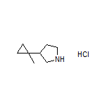 3-(1-Methylcyclopropyl)pyrrolidine Hydrochloride