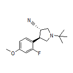 (3S,4R)-1-(tert-Butyl)-4-(2-fluoro-4-methoxyphenyl)pyrrolidine-3-carbonitrile