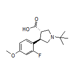 (3S,4R)-1-(tert-Butyl)-4-(2-fluoro-4-methoxyphenyl)pyrrolidine-3-carboxylic Acid