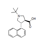 (3S,4R)-1-(tert-Butyl)-4-(1-naphthyl)pyrrolidine-3-carboxylic Acid