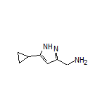 (5-Cyclopropyl-3-pyrazolyl)methanamine