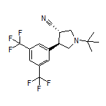 (3S,4R)-4-[3,5-Bis(trifluoromethyl)phenyl]-1-(tert-butyl)pyrrolidine-3-carbonitrile