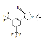 (3R,4S)-4-[3,5-Bis(trifluoromethyl)phenyl]-1-(tert-butyl)pyrrolidine-3-carbonitrile