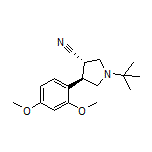 (3S,4R)-1-(tert-Butyl)-4-(2,4-dimethoxyphenyl)pyrrolidine-3-carbonitrile