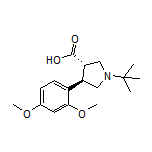 (3S,4R)-1-(tert-Butyl)-4-(2,4-dimethoxyphenyl)pyrrolidine-3-carboxylic Acid