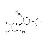 (3S,4R)-1-(tert-Butyl)-4-(2,4-dichloro-5-fluorophenyl)pyrrolidine-3-carbonitrile