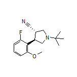 (3S,4R)-1-(tert-Butyl)-4-(2-fluoro-6-methoxyphenyl)pyrrolidine-3-carbonitrile