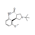 (3S,4R)-1-(tert-Butyl)-4-(2-fluoro-6-methoxyphenyl)pyrrolidine-3-carboxylic Acid