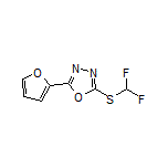 2-[(Difluoromethyl)thio]-5-(furan-2-yl)-1,3,4-oxadiazole