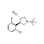 (3S,4R)-1-(tert-Butyl)-4-(2-chloro-6-fluorophenyl)pyrrolidine-3-carbonitrile