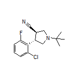 (3R,4S)-1-(tert-Butyl)-4-(2-chloro-6-fluorophenyl)pyrrolidine-3-carbonitrile