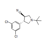 (3R,4S)-1-(tert-Butyl)-4-(3,5-dichlorophenyl)pyrrolidine-3-carbonitrile