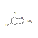 5-Bromo-7-chlorobenzofuran-2-amine