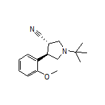 (3S,4R)-1-(tert-Butyl)-4-(2-methoxyphenyl)pyrrolidine-3-carbonitrile