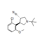 (3S,4R)-1-(tert-Butyl)-4-(2-chloro-6-methoxyphenyl)pyrrolidine-3-carbonitrile