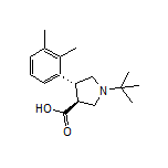 (3S,4R)-1-(tert-Butyl)-4-(2,3-dimethylphenyl)pyrrolidine-3-carboxylic Acid