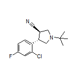 (3R,4S)-1-(tert-Butyl)-4-(2-chloro-4-fluorophenyl)pyrrolidine-3-carbonitrile