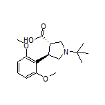 (3S,4R)-1-(tert-Butyl)-4-(2,6-dimethoxyphenyl)pyrrolidine-3-carboxylic Acid