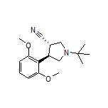 (3S,4R)-1-(tert-Butyl)-4-(2,6-dimethoxyphenyl)pyrrolidine-3-carbonitrile