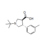 (3S,4R)-1-(tert-Butyl)-4-(m-tolyl)pyrrolidine-3-carboxylic Acid