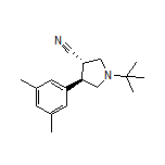 (3S,4R)-1-(tert-Butyl)-4-(3,5-dimethylphenyl)pyrrolidine-3-carbonitrile