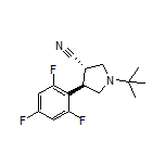 (3S,4R)-1-(tert-Butyl)-4-(2,4,6-trifluorophenyl)pyrrolidine-3-carbonitrile