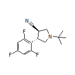 (3R,4S)-1-(tert-Butyl)-4-(2,4,6-trifluorophenyl)pyrrolidine-3-carbonitrile