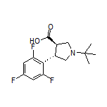 (3R,4S)-1-(tert-Butyl)-4-(2,4,6-trifluorophenyl)pyrrolidine-3-carboxylic Acid