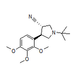 (3S,4R)-1-(tert-Butyl)-4-(2,3,4-trimethoxyphenyl)pyrrolidine-3-carbonitrile