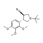 (3R,4S)-1-(tert-Butyl)-4-(2,3,4-trimethoxyphenyl)pyrrolidine-3-carbonitrile