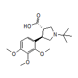 (3S,4R)-1-(tert-Butyl)-4-(2,3,4-trimethoxyphenyl)pyrrolidine-3-carboxylic Acid