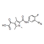 2-[5-[(3-Cyano-4-fluorophenyl)carbamoyl]-1,2,4-trimethyl-1H-pyrrol-3-yl]-2-oxoacetic Acid