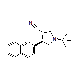 (3S,4R)-1-(tert-Butyl)-4-(2-naphthyl)pyrrolidine-3-carbonitrile