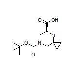 (S)-7-Boc-4-oxa-7-azaspiro[2.5]octane-5-carboxylic Acid