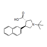 (3S,4R)-1-(tert-Butyl)-4-(2-naphthyl)pyrrolidine-3-carboxylic Acid