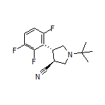 (3S,4R)-1-(tert-Butyl)-4-(2,3,6-trifluorophenyl)pyrrolidine-3-carbonitrile