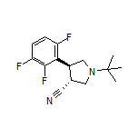 (3R,4S)-1-(tert-Butyl)-4-(2,3,6-trifluorophenyl)pyrrolidine-3-carbonitrile