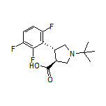 (3S,4R)-1-(tert-Butyl)-4-(2,3,6-trifluorophenyl)pyrrolidine-3-carboxylic Acid