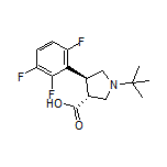 (3R,4S)-1-(tert-Butyl)-4-(2,3,6-trifluorophenyl)pyrrolidine-3-carboxylic Acid