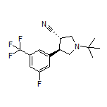 (3S,4R)-1-(tert-Butyl)-4-[3-fluoro-5-(trifluoromethyl)phenyl]pyrrolidine-3-carbonitrile