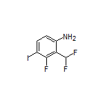 2-(Difluoromethyl)-3-fluoro-4-iodoaniline