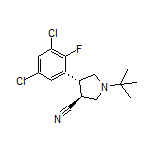 (3S,4R)-1-(tert-Butyl)-4-(3,5-dichloro-2-fluorophenyl)pyrrolidine-3-carbonitrile