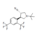 (3S,4R)-4-[2,4-Bis(trifluoromethyl)phenyl]-1-(tert-butyl)pyrrolidine-3-carbonitrile