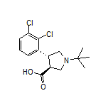 (3S,4R)-1-(tert-Butyl)-4-(2,3-dichlorophenyl)pyrrolidine-3-carboxylic Acid