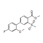 Methyl 4’-Fluoro-2’-methoxy-3-(methylsulfonyl)-[1,1’-biphenyl]-4-carboxylate